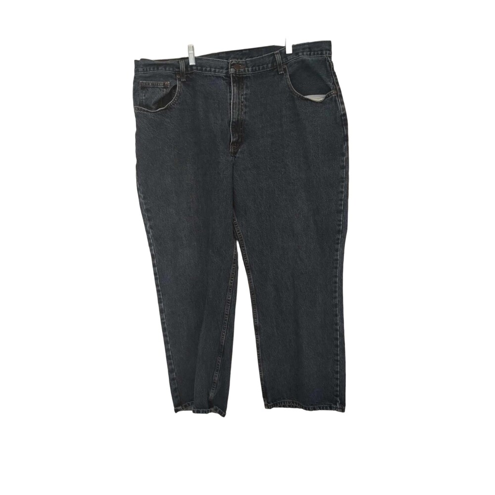 Arizona Jean Co Men's Loose Fit Straight Leg Jeans Dark Wash Denim | 42x30